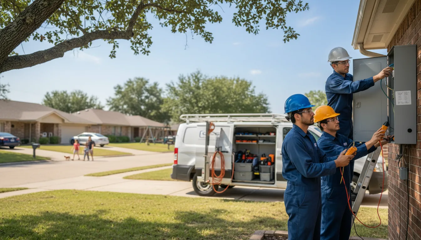 Certified electrician providing emergency electrical services in West Van Lear, KY